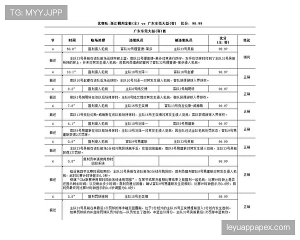 裁判报告的定义与主要内容解析及其在比赛判罚中的作用